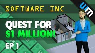 Software Inc Gameplay - Quest for $1 Million - Ep 1 Alpha 9.8.1