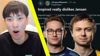 Inspired FLAMES Jensen for Their Finals Loss  Doublelift Reacts to FLY Inspireds Interview