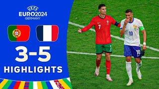 Portugal vs France 3-5 HIGHLIGHTS  EURO 2024