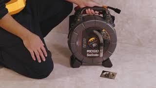 RIDGID SeeSnake microReel APX with TruSense Technology  RIDGID シースネイク マイクロリールAPX　TruSenseテクノロジー