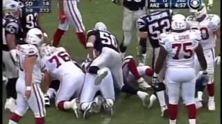 Ted Johnson Tackles Emmitt Smith Explodes on Blocker 91904