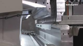 Salvagnini panel bending how to bend steel door in P2L-2120