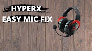 HOW TO FIX HYPER X CLOUD 2 MICROPHONE SOUNDVOLUME  Works on any headsetMIC