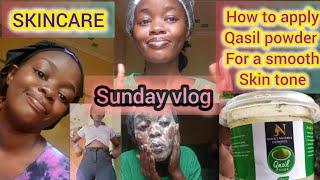 How to apply Qasil powder for a smooth texture skin Get away with an Oily faceskincare routine