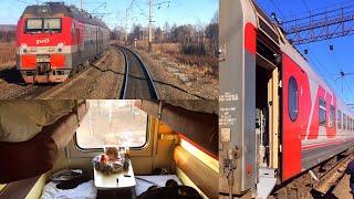 Trans-Siberian Railway Winter Journey - part 1 Vladivostok - Belogorsk on Train № 007НЭ