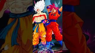 ULTIMATE POWER  GOD FUSION GOKU VS CC GOKU #goku #viral #dbs #anime #shortsfeed #shorts