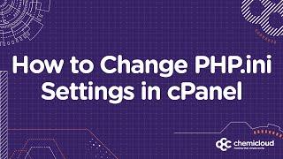 How to Edit the php.ini File in cPanel