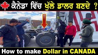 CANADA TRUCKING LIFE 2024 Truck Chain Up Job Salary Insurance vlog   - AB News Canada