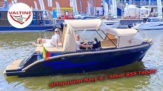 Klaipėda Boats Show 2024 ePropulsion Navy 6  Silver 655 Tender