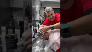 ASMR Full body massage by Turkish barber munur onkan