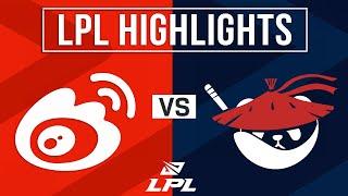 WBG vs AL Highlights ALL GAMES  LPL 2024 Summer  Weibo Gaming vs Anyone’s Legend