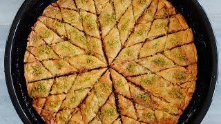 Baklava طرز تهیه باقلوای اصیل ترکیه ای از تهیه خمیر باقلوا تا تمامی فوت و فنها و نکات