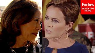 Kari Lake Hammers Kamala Harris Doubts Her Poll Standing Before VP Arrives In Phoenix Arizona