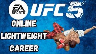 UFC 5 Online Lightweight Career Mode Division 20 Push Very Close