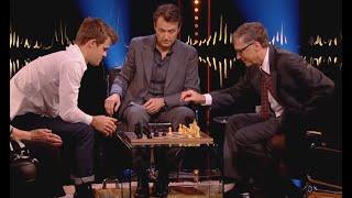 Magnus Carlsen Checkmates Bill Gates in just 12 seconds