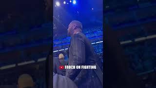 Froch CAM Go on Tony chin him.   Tony Bellew and Jermaine Franklins trainer clash. 