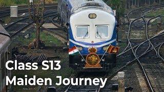 Brand New Class S13 Indian Double Set Maiden Journey to Jaffna in Sri Lanka Railways