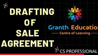 Drafting How to draft a sale agreement  format of sale deed  cs professional