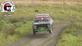 RAC Rally 2023  BEST OF DAY 2  Crashes Highlights & Pure Sound  Sweet Lamb  241123