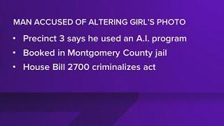 Man accused of using app to remove teens clothing in photo Montgomery County Pct. 3 deputies say