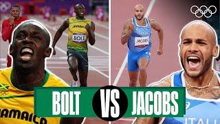 Usain Bolt  Marcell Jacobs  - 100m  Head-to-head