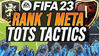 META RANK 1 TACTICS FOR TOTS CUSTOM TACTICS UPDATED POST PATCH - FIFA 23