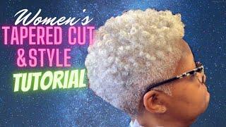 HOW TO Womens Tapered Cut & Styles  Step by step tutorial