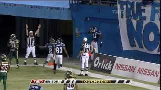 Dontrelle Inman Leaping TD Grab - CFL Week 9