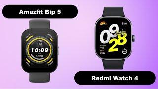 Amazfit Bip 5 vs Redmi Watch 4