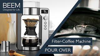 BEEM POUR OVER Filterkaffeemaschine mit Waage - Glas  Manuelles Prinzip für zu Hause