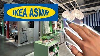 IKEA TOUR ASMR public asmr tapping & scratching around