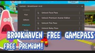 Brookhaven Script Free Gamepass Unlock Premium  Ice Hub 4.8