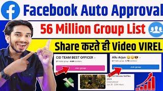 Viral 100% Facebook Auto Approval Group List  मन चाहे जितना शेयर करो  How To Find Fb Free Group