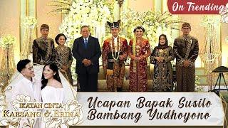 Kehadiran Bapak Susilo Bambang Yudhoyono Di Resepsi Kaesang & Erina  Ikatan Cinta Kaesang & Erina