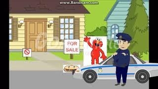 Caillou Gets Elmo Arrested and Gets Grounded