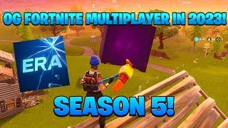 How To Play OG Fortnite Season 5 Multiplayer in 2023 - Project Era Tutorial