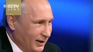 Putin admits he is in love