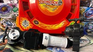 LR Left Right Spin BB115 Double Dual Takara Tomy Beyblade string Launcher unboxing & review