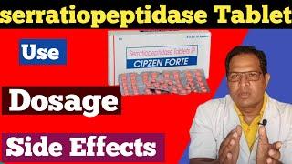 serratiopeptidase tablet ip uses in hindi