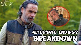 The Walking Dead The Ones Who Live Finale Alternate Ending Rick Grimes New Look Breakdown