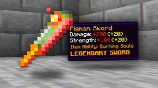 The strongest sword in skyblock CraftersMC