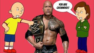 Caillou Beats up The RockGrounded