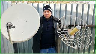 Параболик 21 dB и 4G Антенна пушка тест