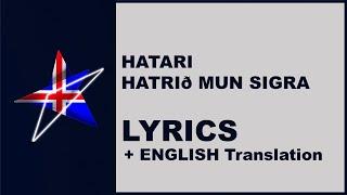 HATARI - Hatrið mun sigra - LYRICS with ENGLISH translation Iceland Eurovision 2019