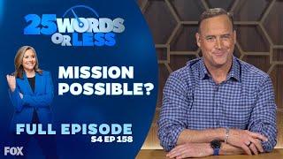 Mission Possible?  25 Words or Less Game Show - Full Episode Matt Iseman vs Amanda Seales