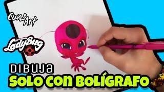 COMO DIBUJAR A TIKKI  LADYBUG  how to draw tikki