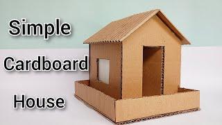How to Make a Cardboard House   DIY house