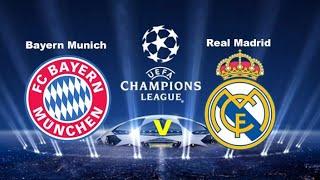 BAYERN MUNICH VS REAL MADRID LIGUES DES CHAMPIONS DEMI FINAL ALLER AUDIO .