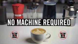 Making CappuccinoLatteFlat White at Home without an Espresso Machine