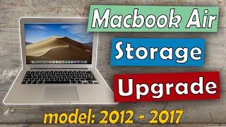 How To Upgrade the Apple Macbook Air 2012 - 2017 SSD Storage - Nice and Easy